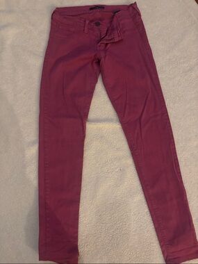 Flying Monkey Women's Magenta Skinny Pants